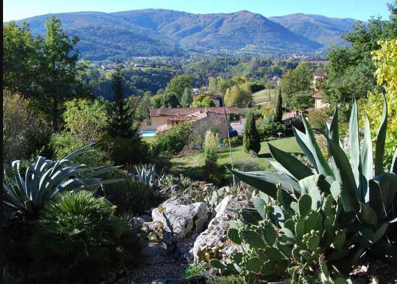 Les terrasses du Pech (Début de sentier), Foix, France, France